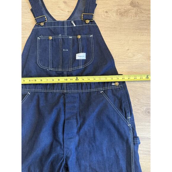 Vtg Sears Tradewear Mens Bib Overalls Size 40 X 32 Denim UNION MADE USA Workwear - Picture 4 of 8